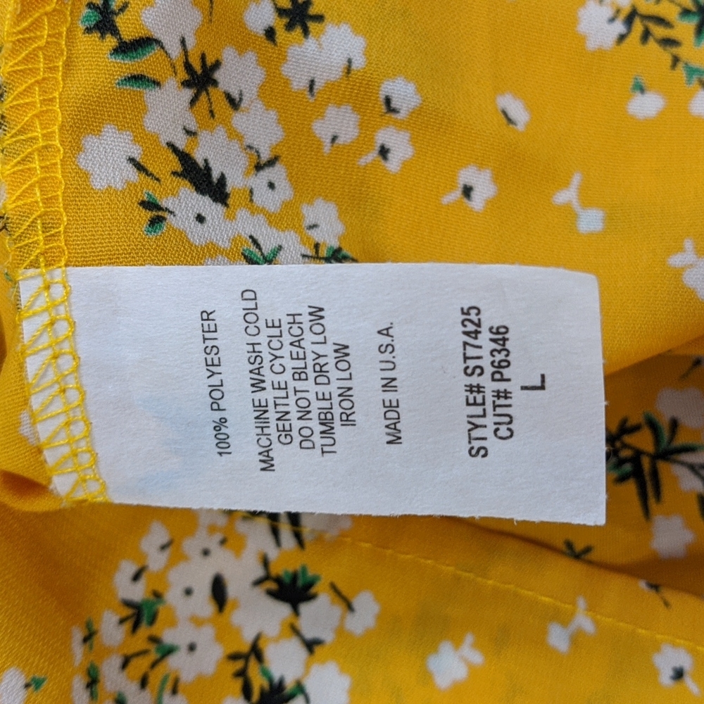 Hailey & Co floral top size L - Picture 6 of 6